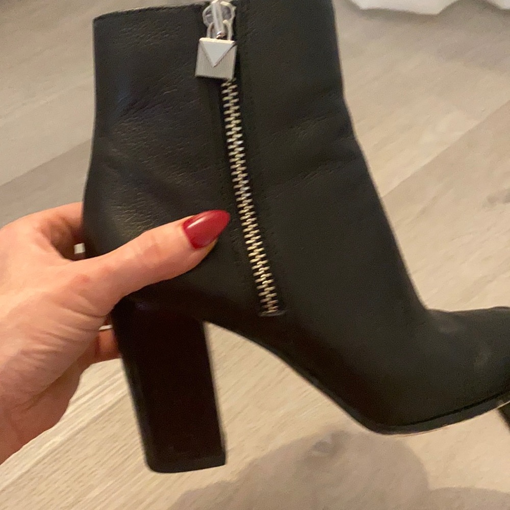 Black Michael Kors ankle botties